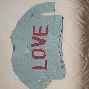 Wooden ships LOVE sweater